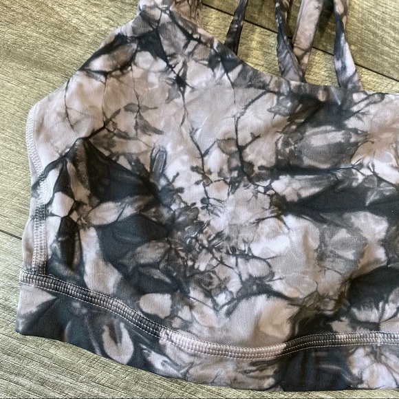 Lululemon purple black tye dye sports bra - Picture 2 of 5